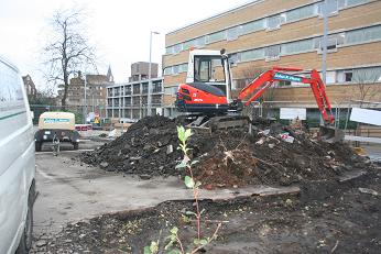 More of the tarmac has been raised